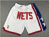 Nets White Nike Swingman Mesh Shorts,baseball caps,new era cap wholesale,wholesale hats